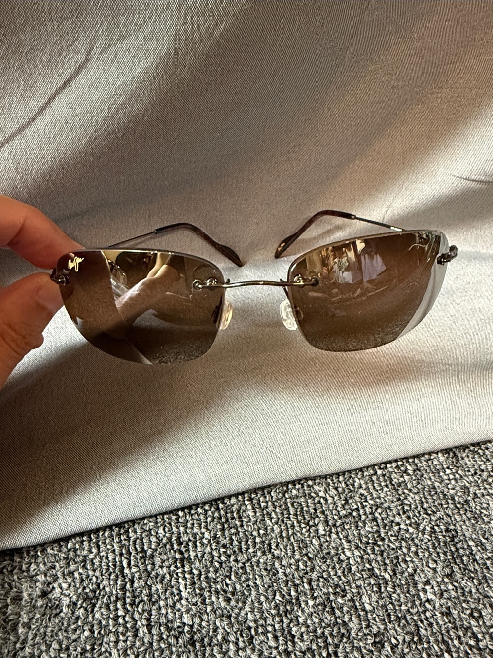 MAUI JIM MOANA LOA UNISEX SUNGLASSES BROWN MJ-311-23 - Picture 4 of 9